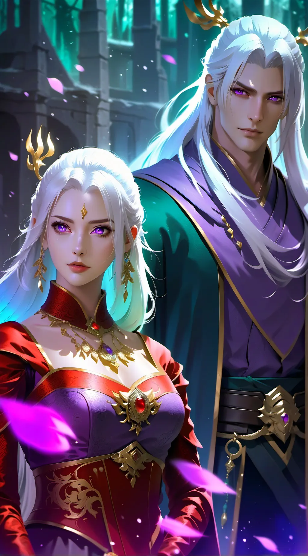 ai character: Demon slayers. background