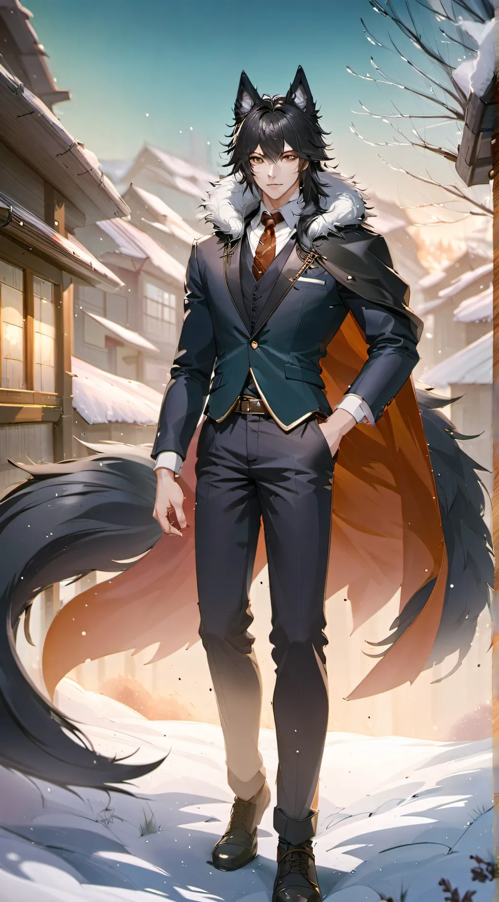 ai character: Haze background