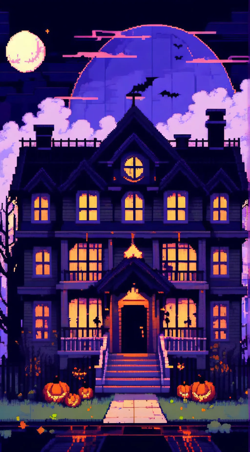 ai character: HALLOWEEN FPE background