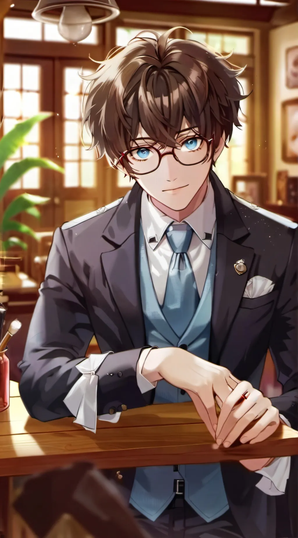 ai character: Alexander Reed background