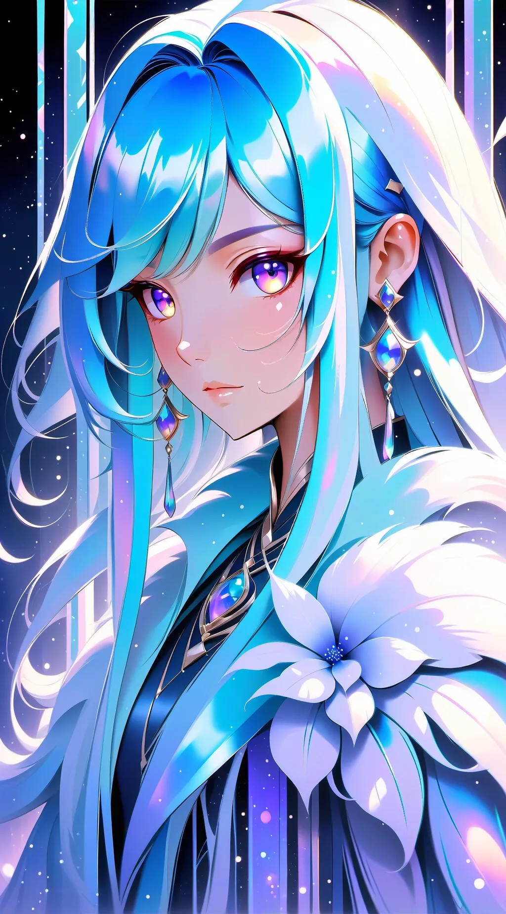 ai character: Aurora background