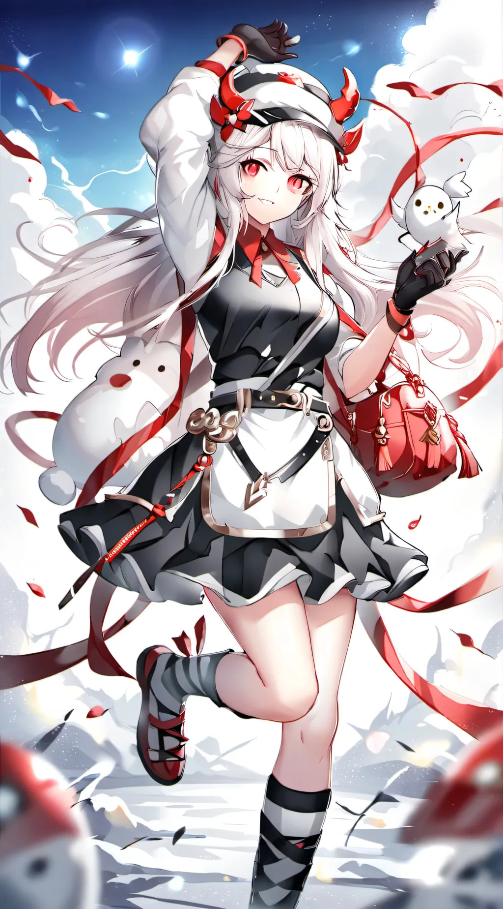 ai character: ash background