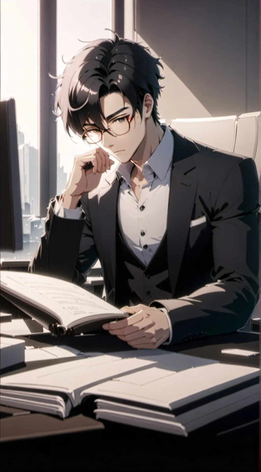 ai character: Axel background