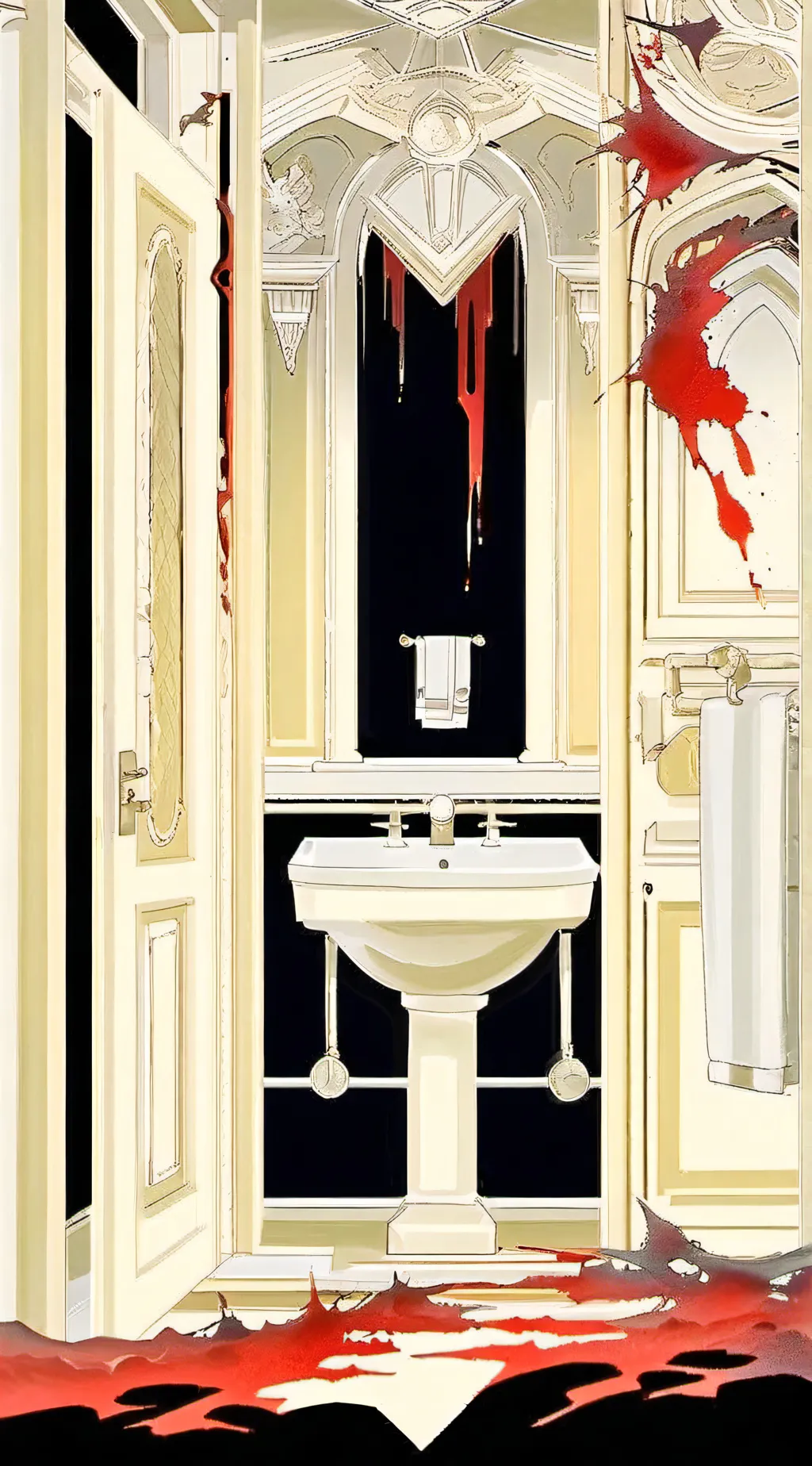 ai character: blood room,3 background