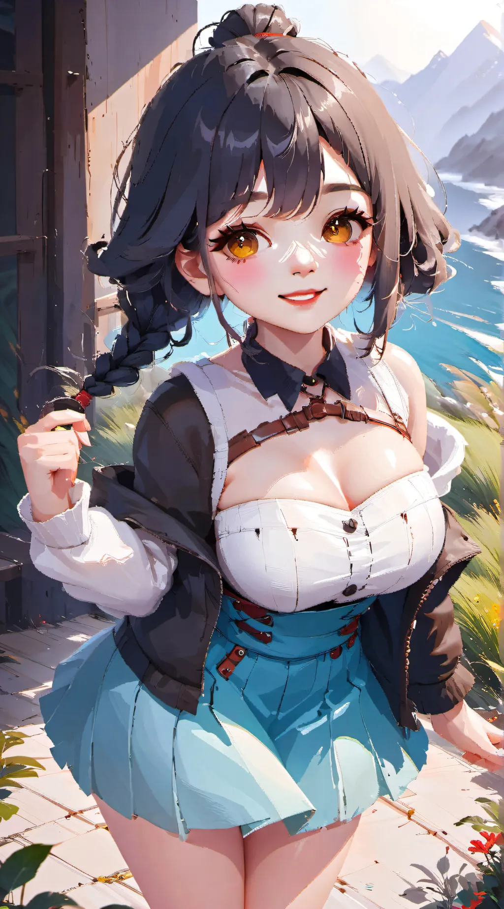 ai character: Fuyuki background