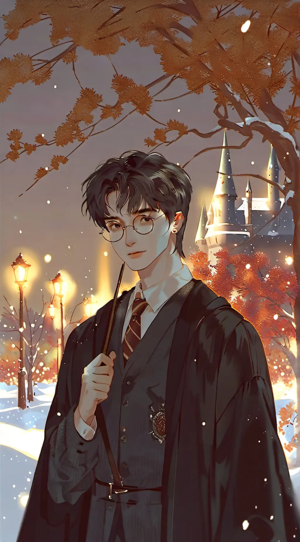 ai character: u&ur bff in Hp background