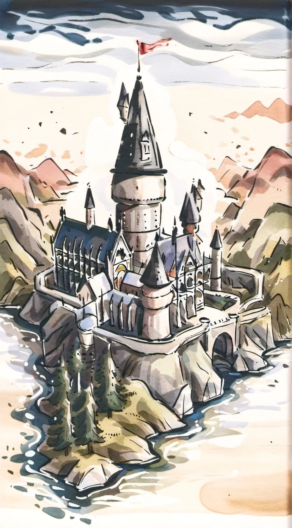 ai character: hogwarts/bts background