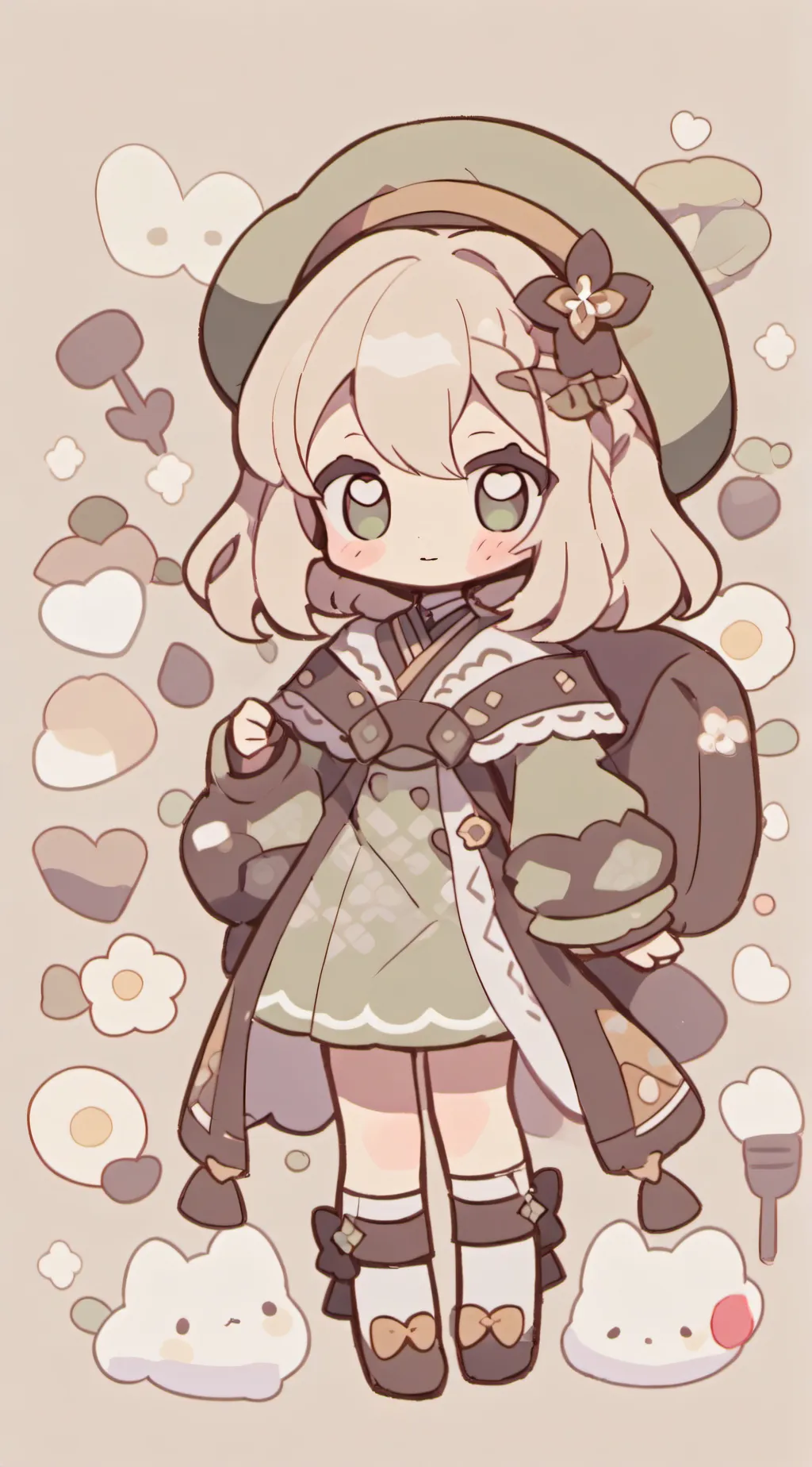 ai character: VERY spoiled background