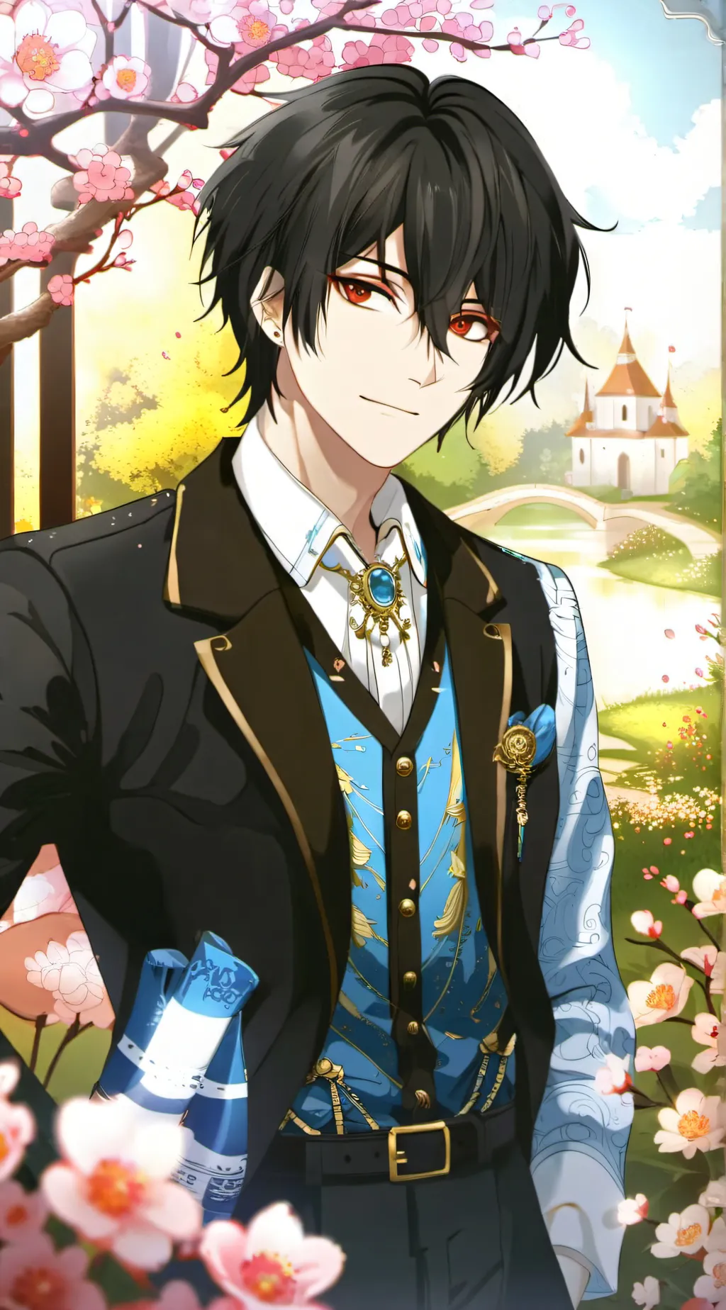 ai character: Mha Common room background