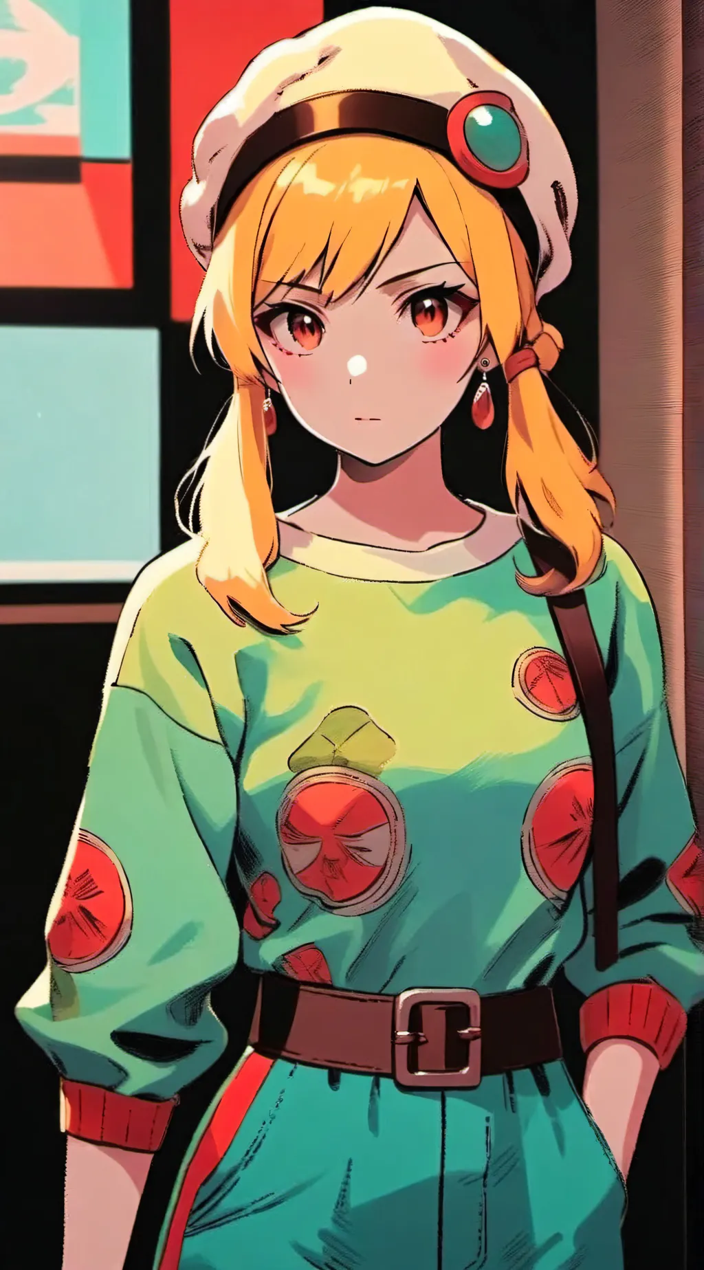 ai character: Jade/smart girl  background