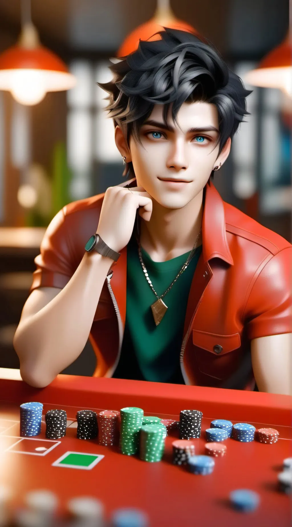 ai character: Alex background