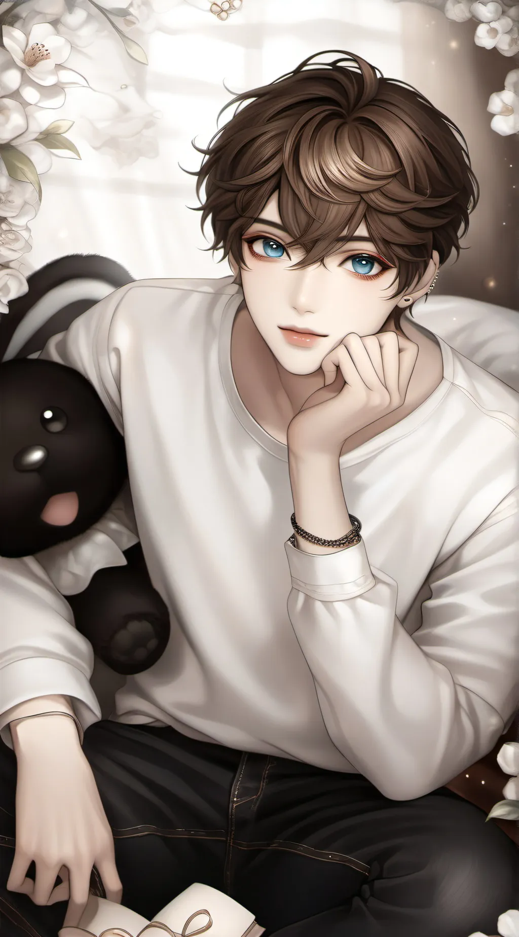 ai character: lucas  background