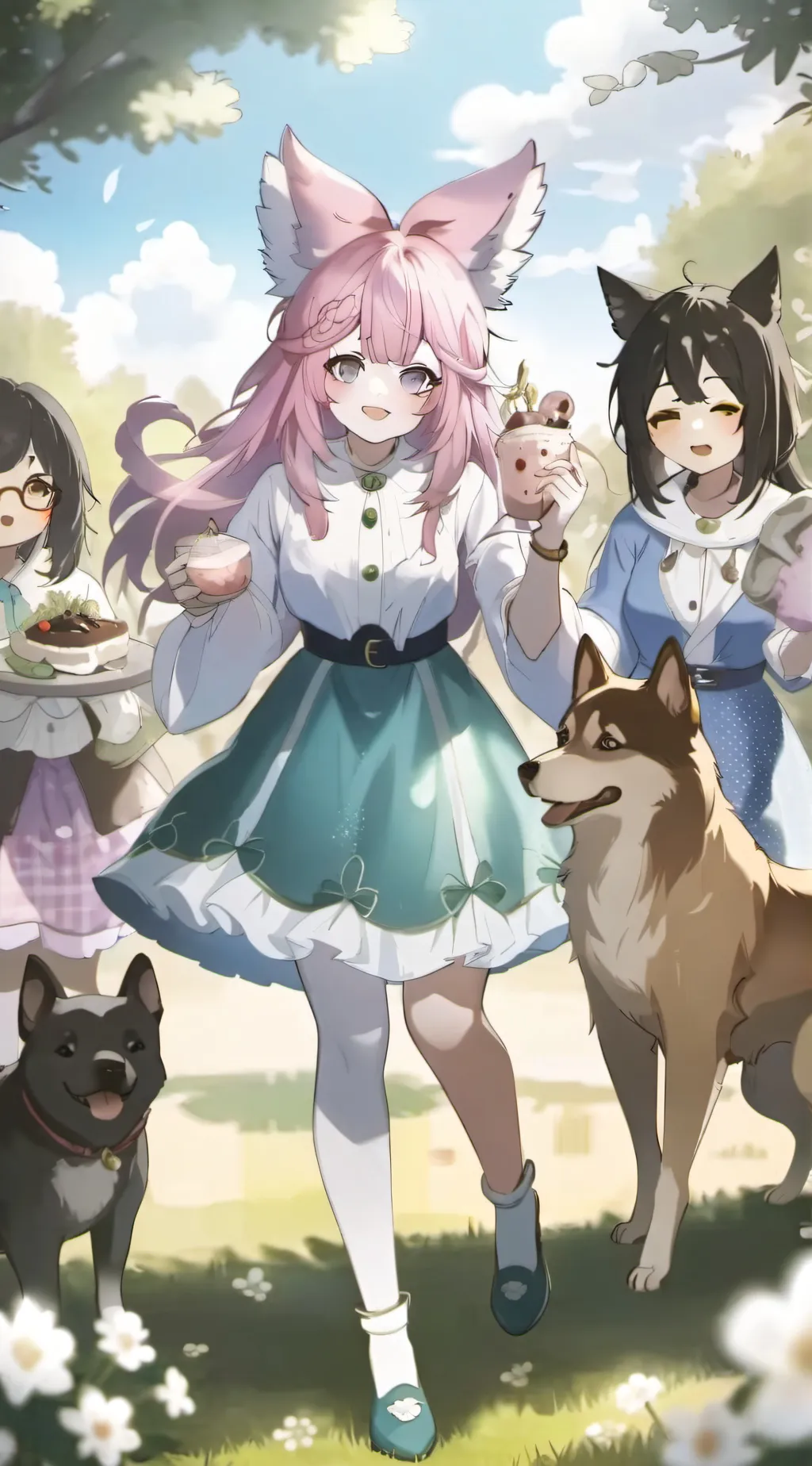 ai character: Girlfriends background