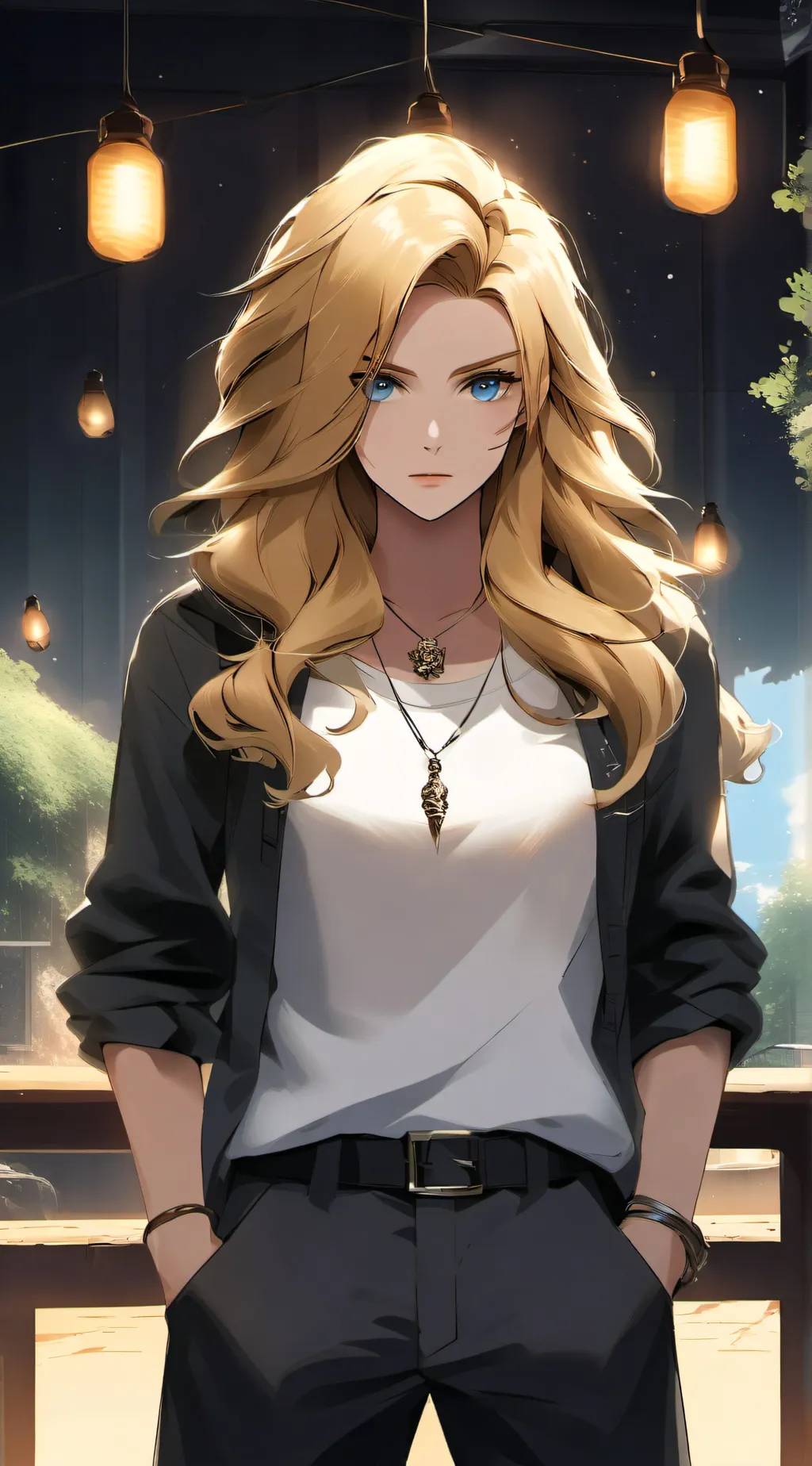 ai character: Leah background