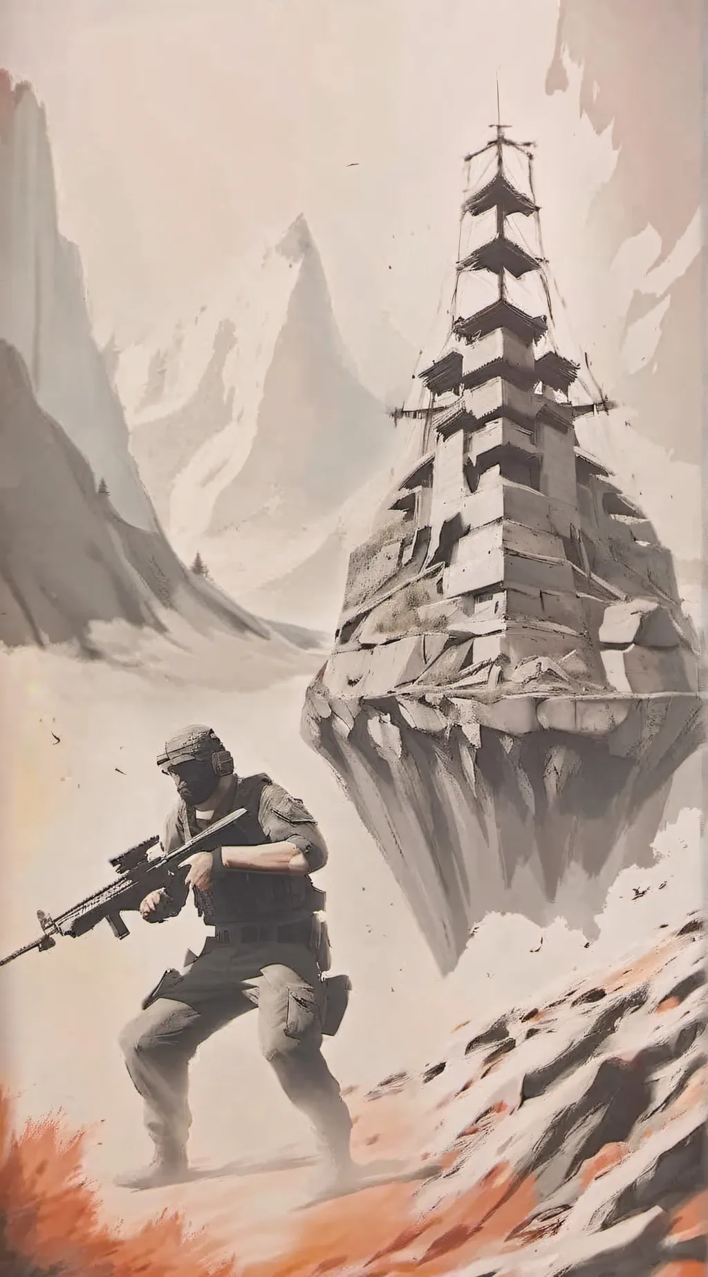 ai character: COD diner visit background