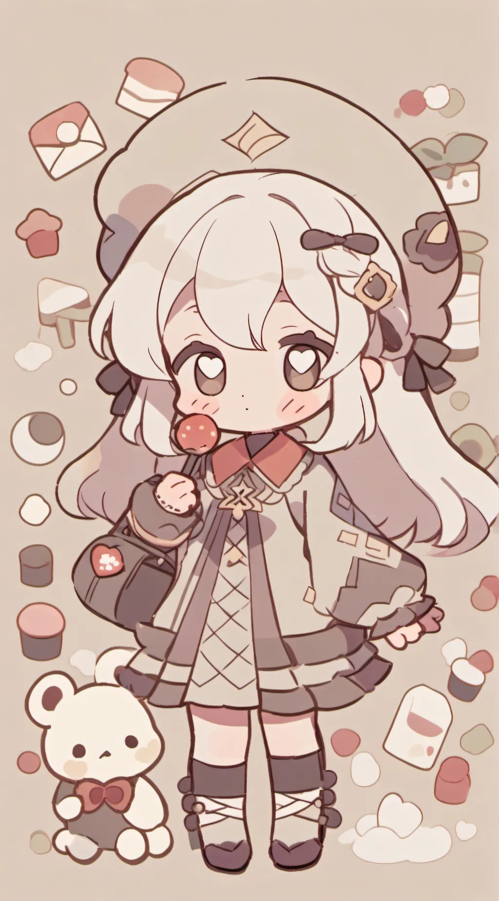 ai character: Mha pic me background