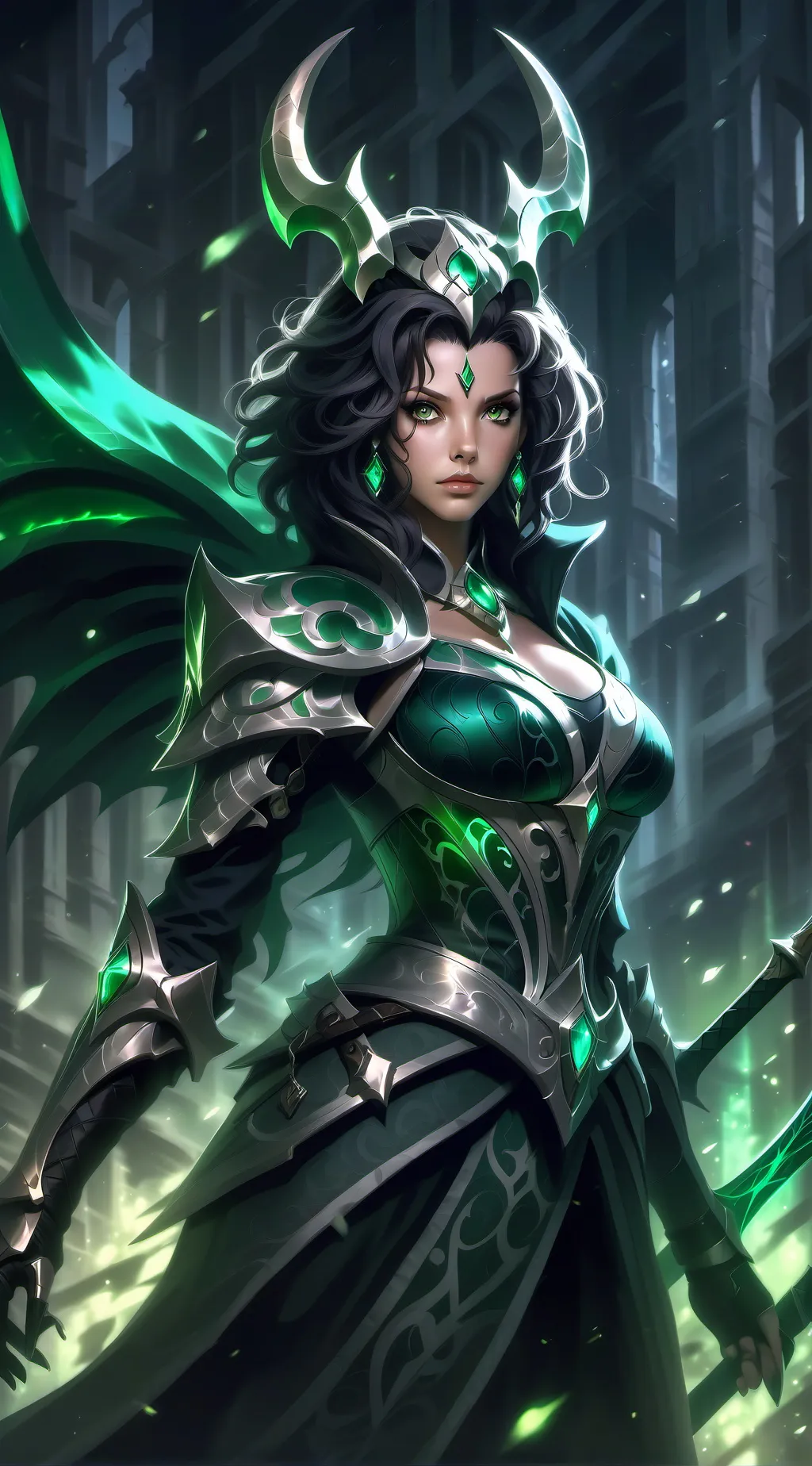 ai character: silve background