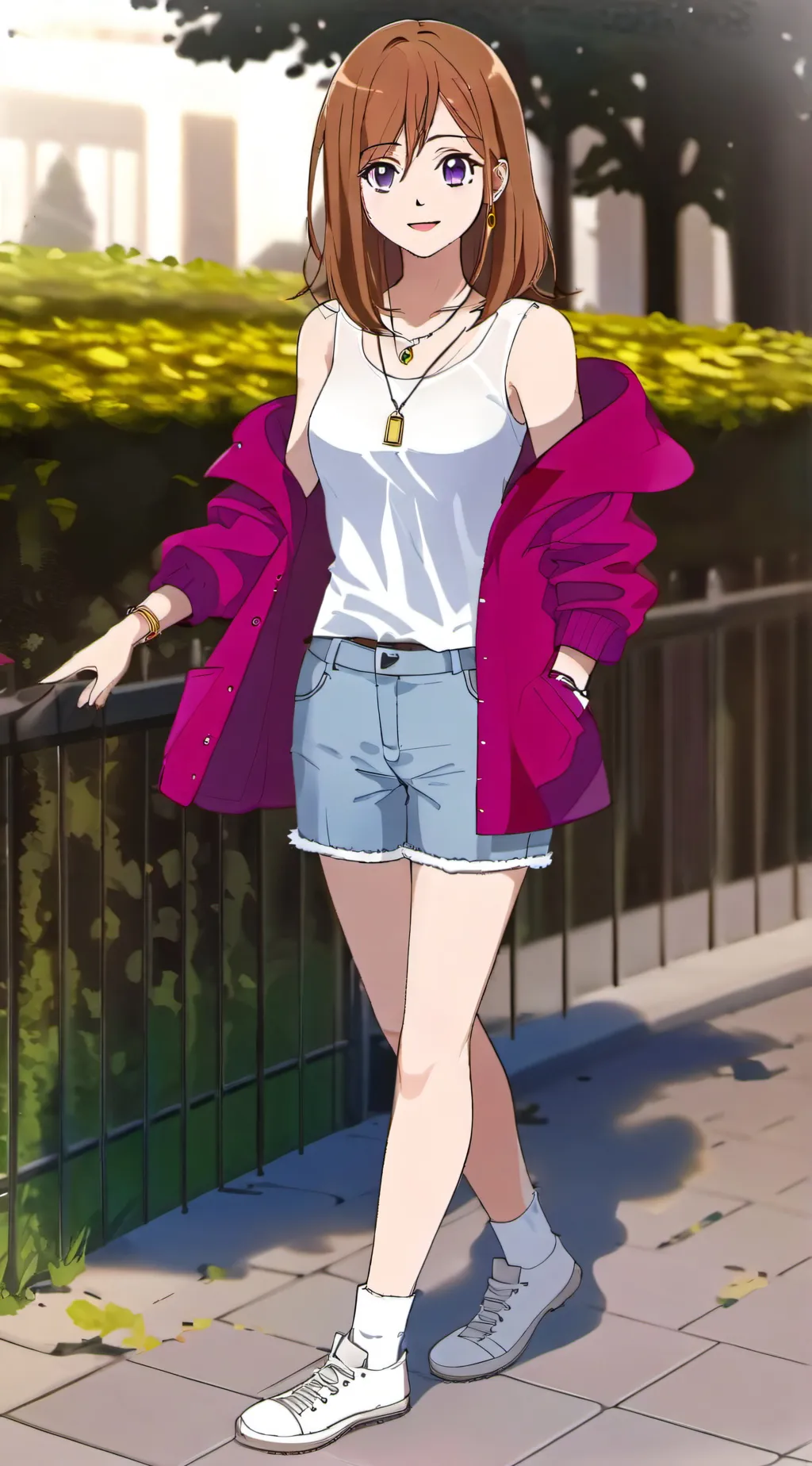 ai character: Nijiri Ageha background