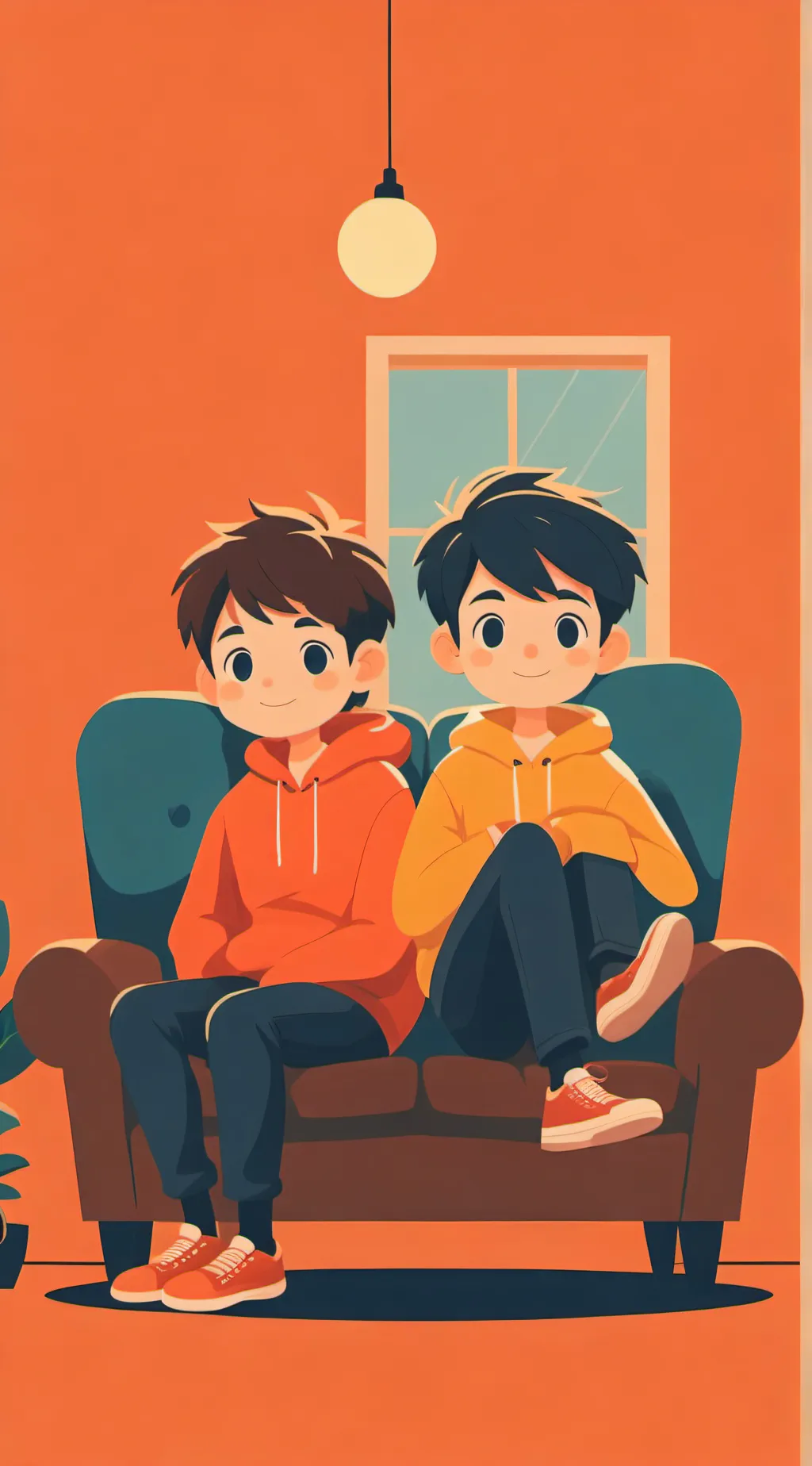 ai character: friends background