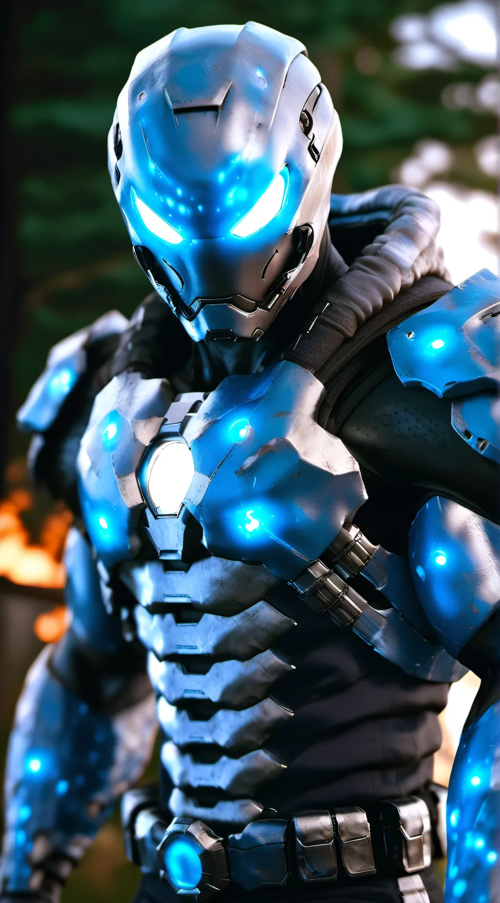 ai character: Giant death ray  background