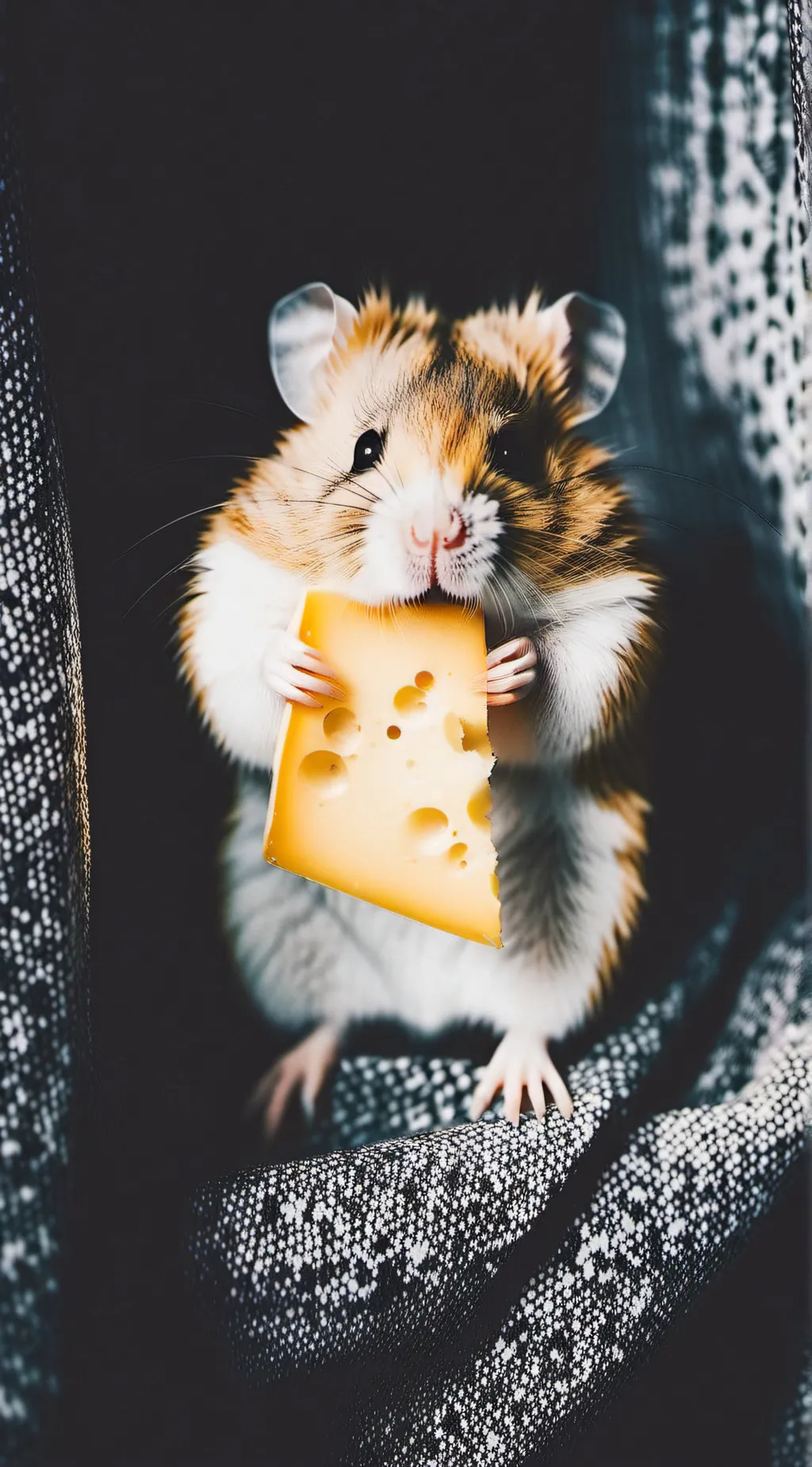 ai character: hamster  background