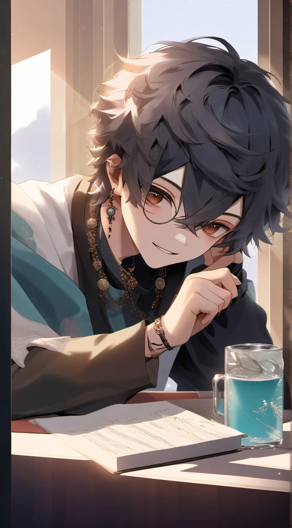 ai character: Mark background