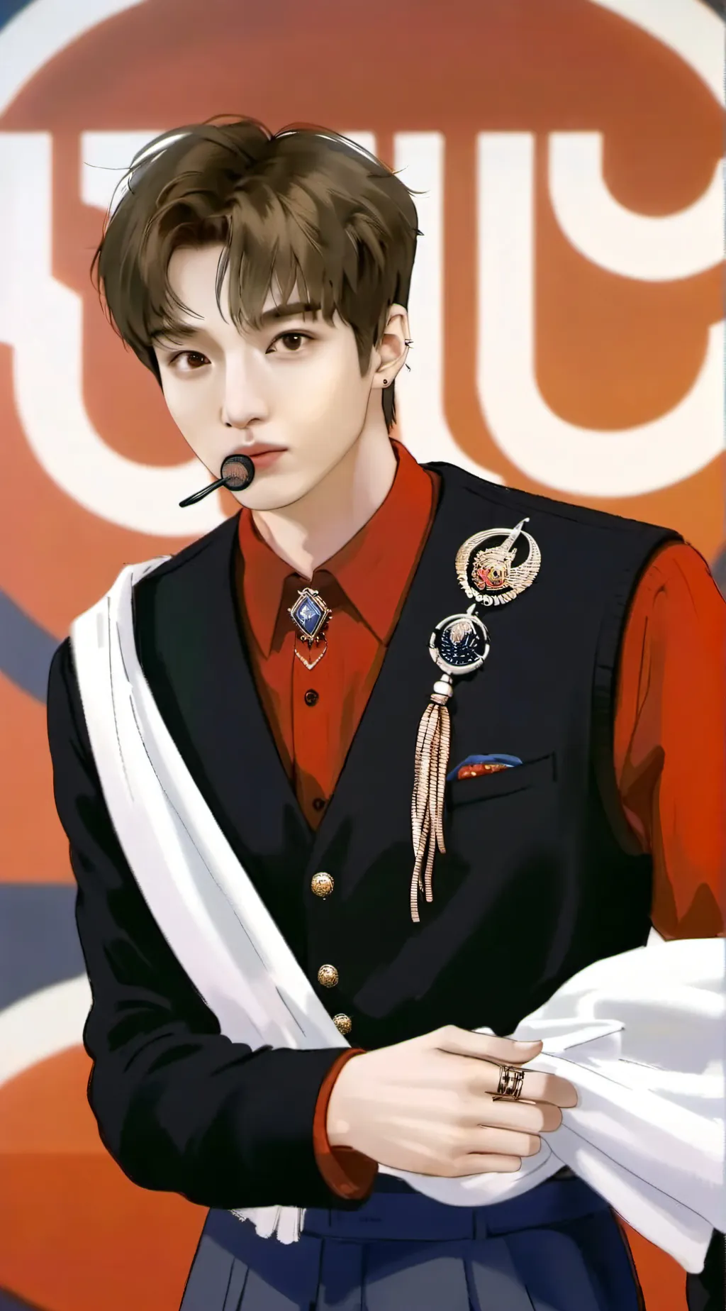 ai character: lee know  background