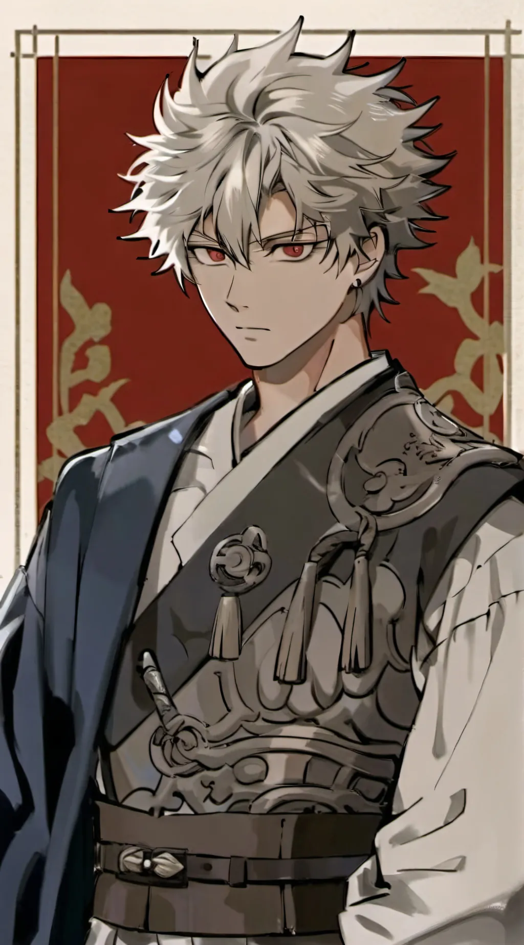 ai character: Bakugou Katsuki background