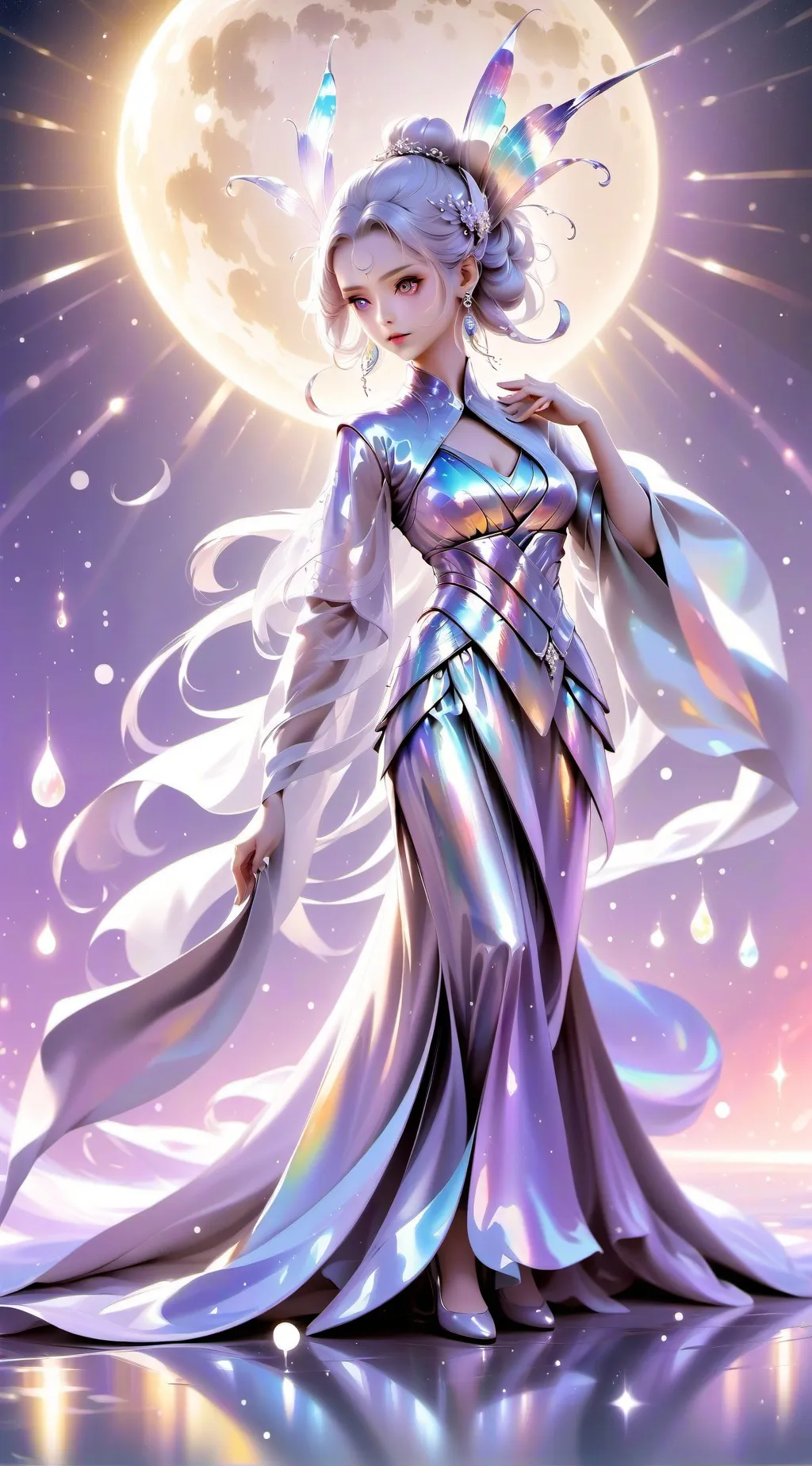 ai character: Aurora background