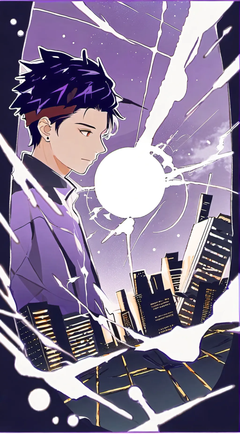 ai character: Master of Gravity background