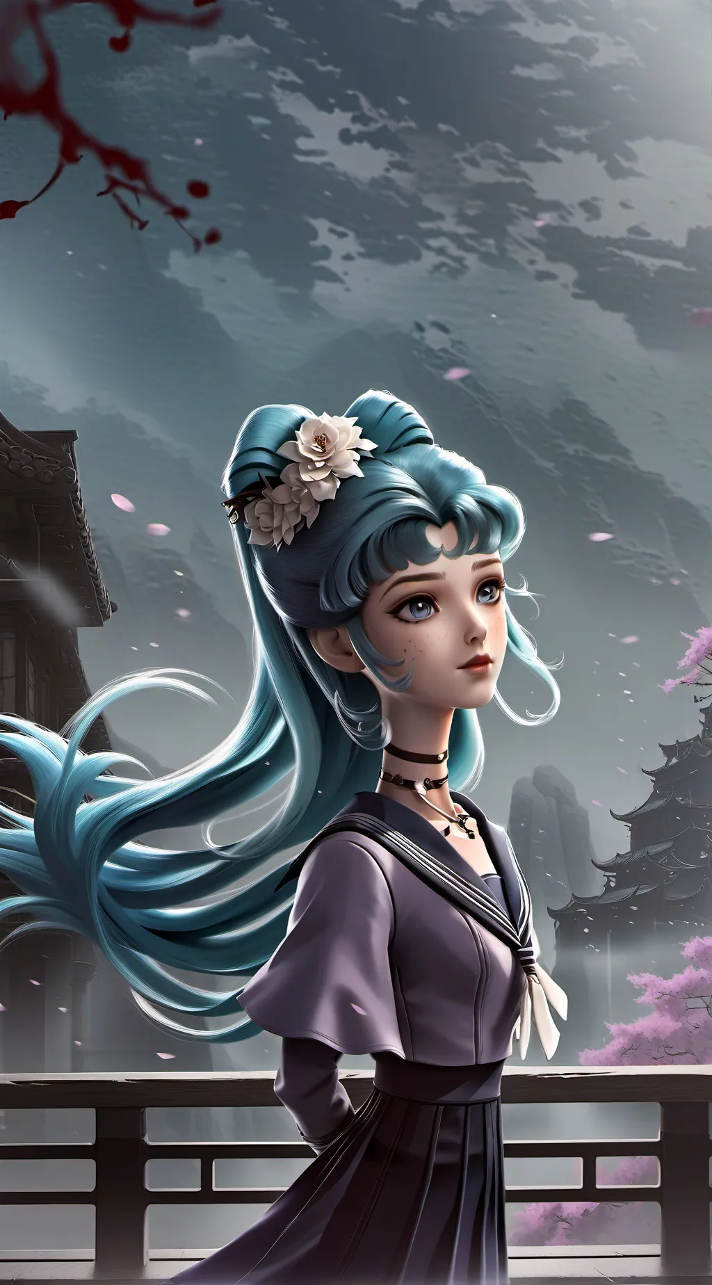 ai character: emily background