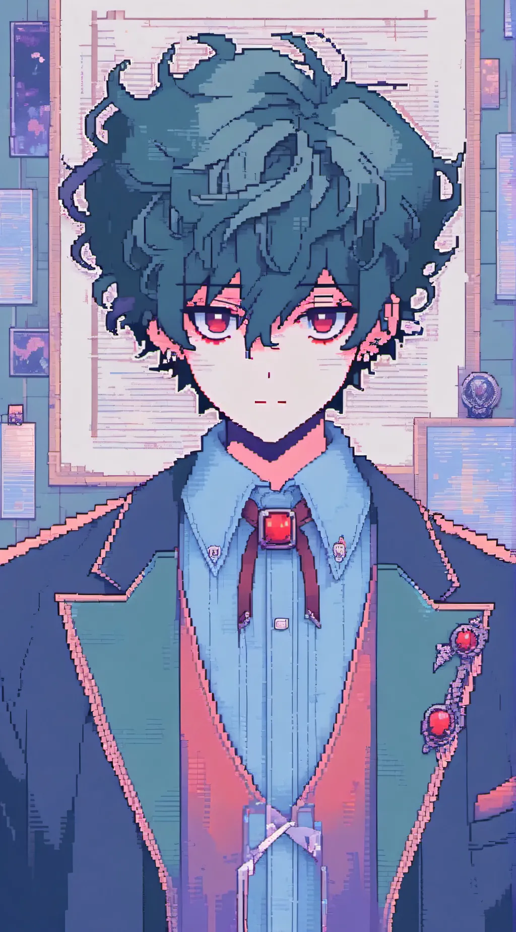 ai character: MHA vampire  background
