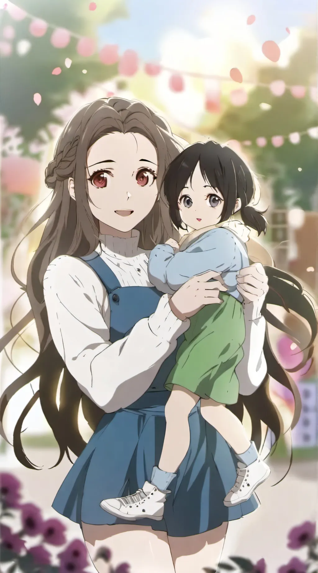 ai character: sky background