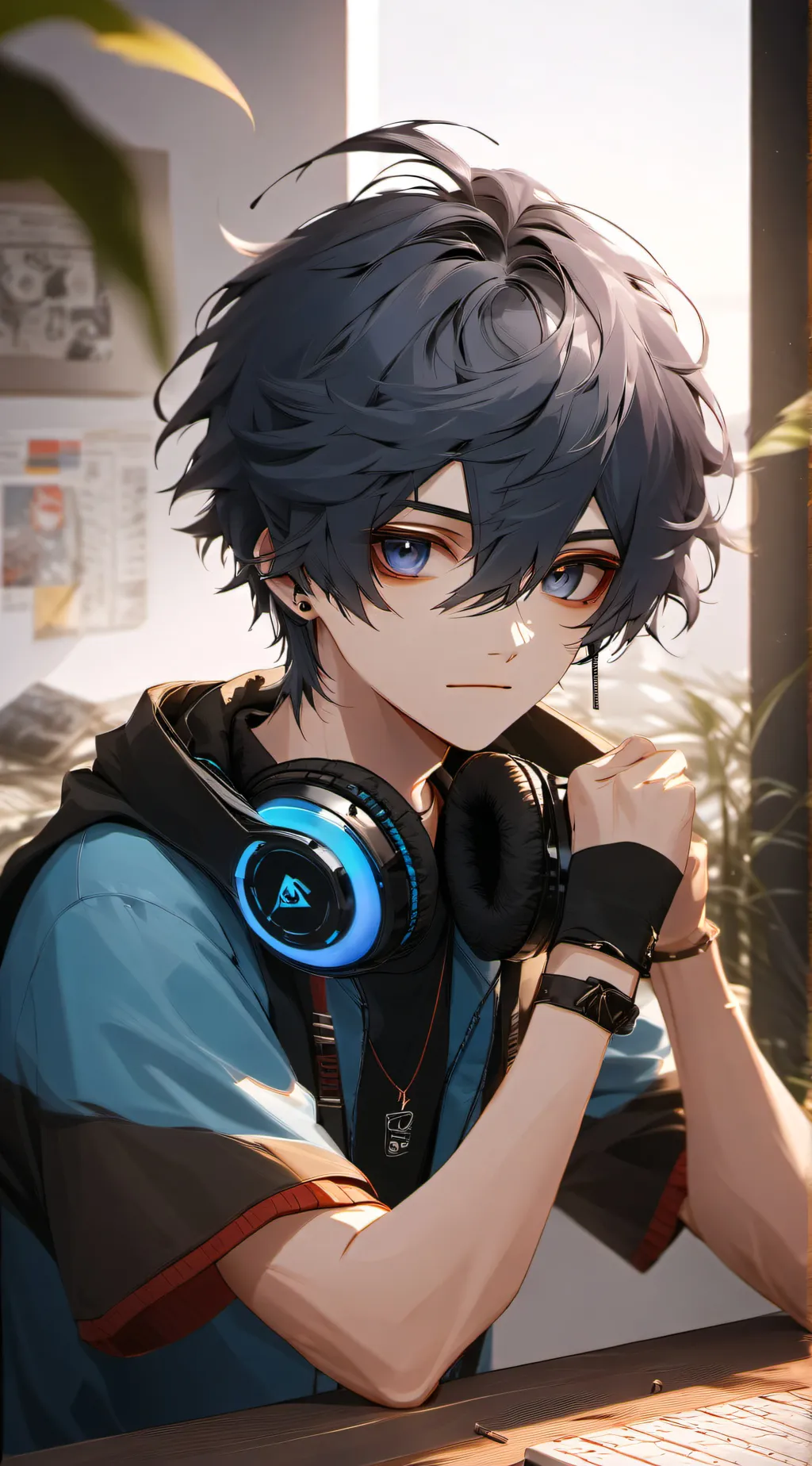 ai character: Leo✨ background