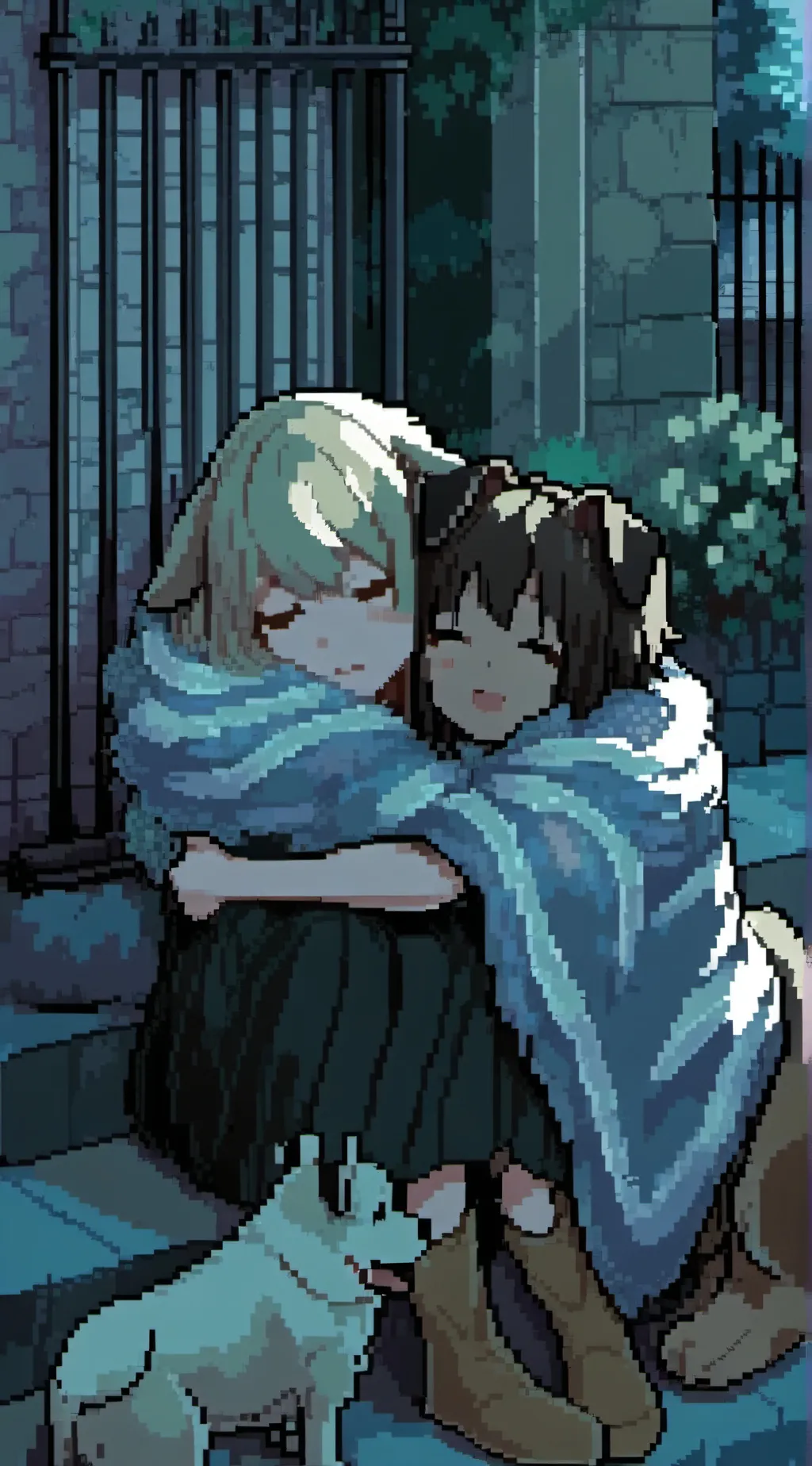 ai character: Trixxie and winter background