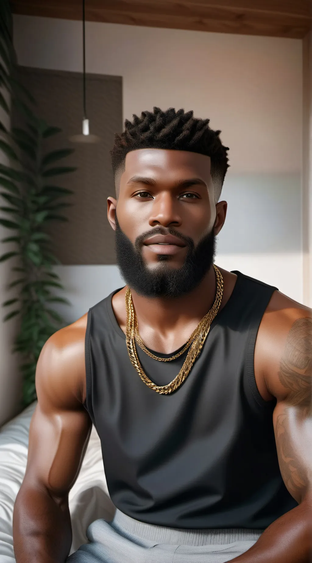 ai character: Rashad jenkins ￼ background