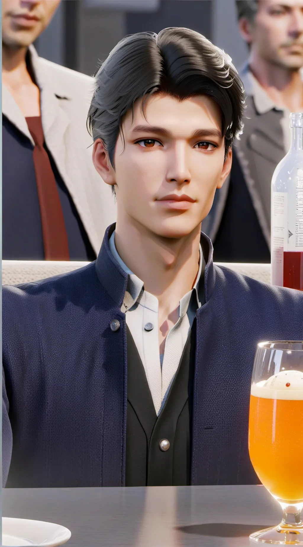 ai character: Li Chen Shing  background