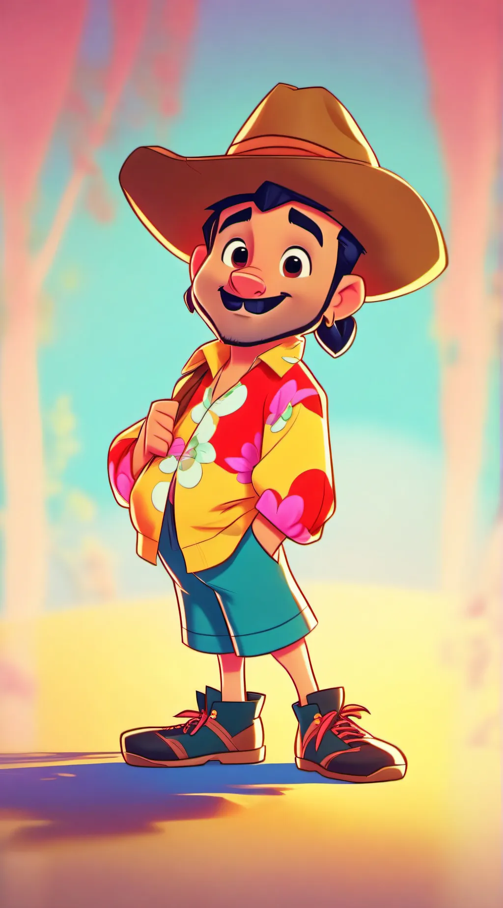 ai character: El bugato background