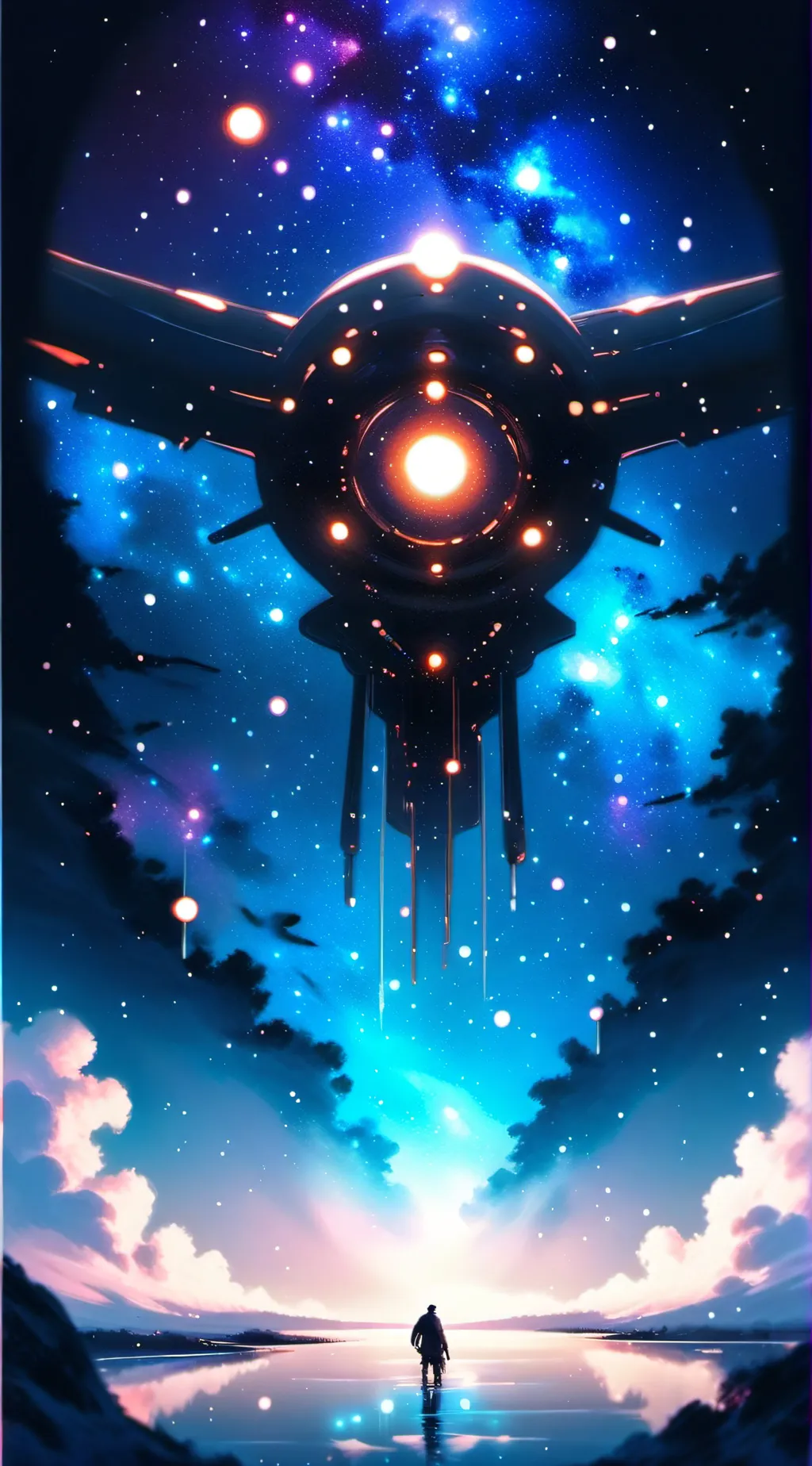 ai character: leo from TMNT  background