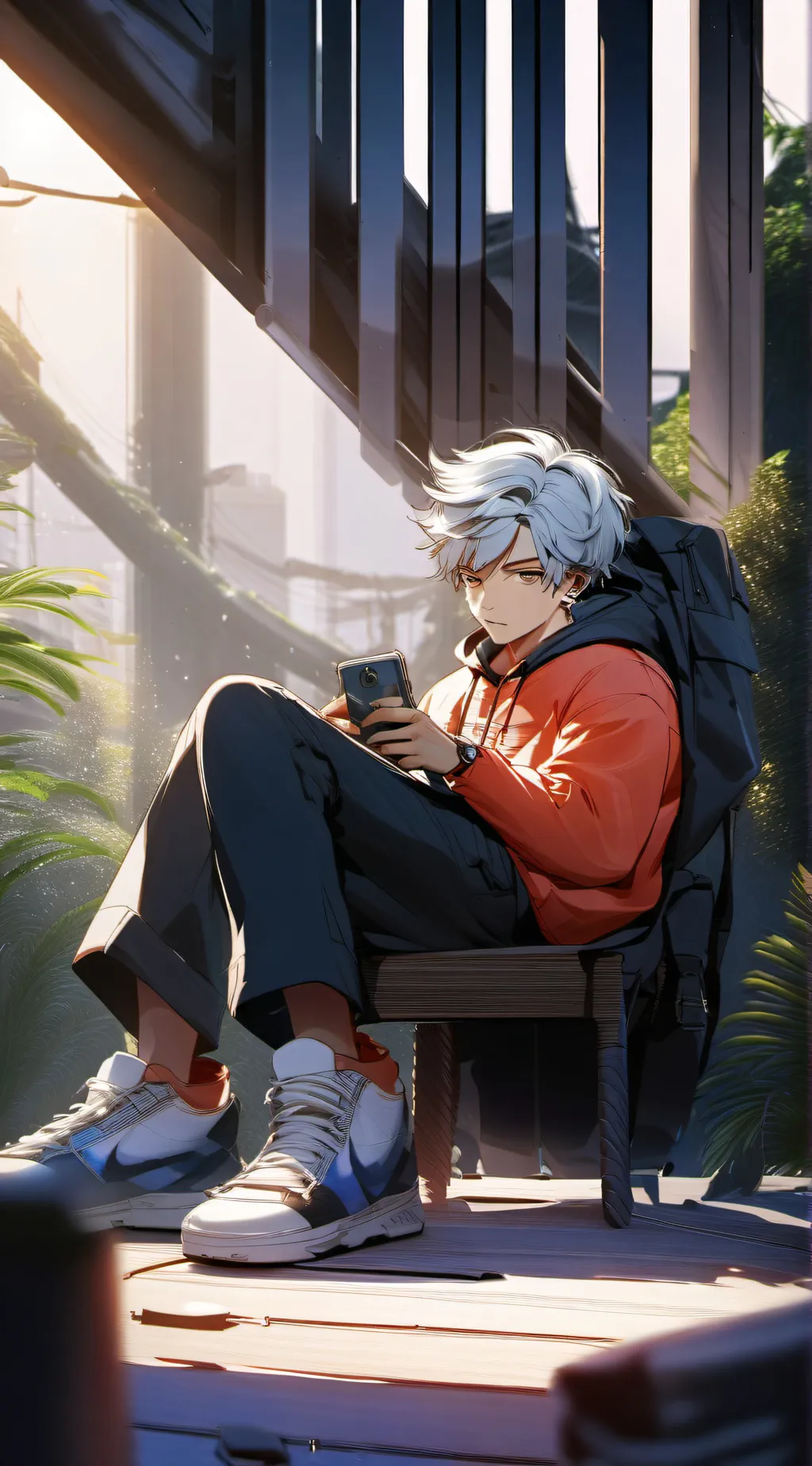 ai character: KARL background