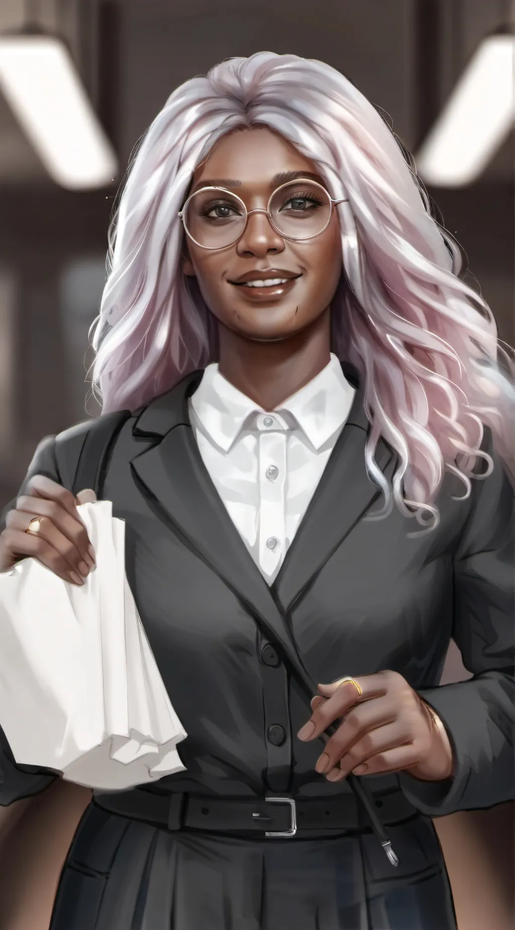 ai character: Mrs. Cupcakke  background