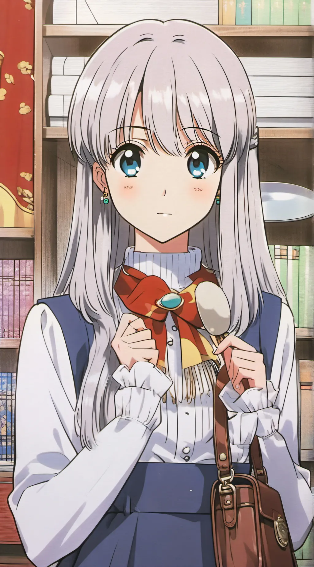 ai character: Flor🌸 background