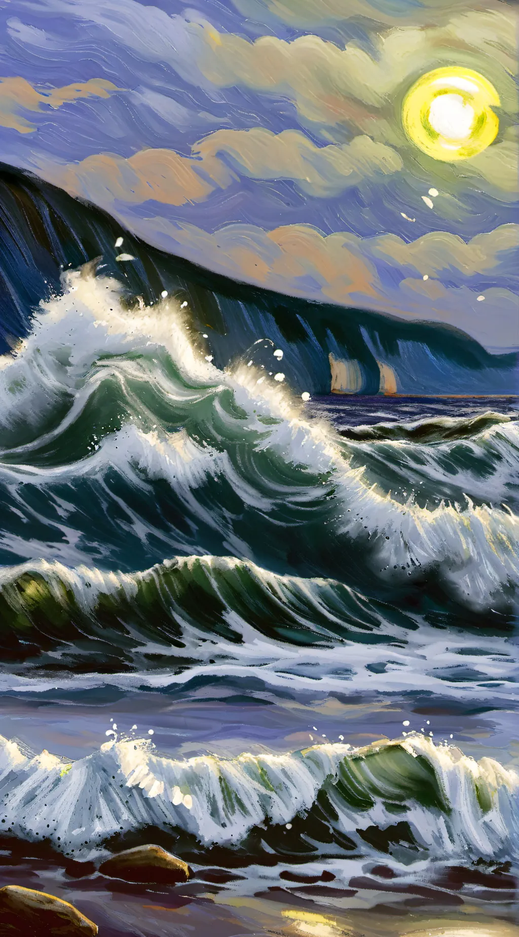 ai character: Ch go camping background