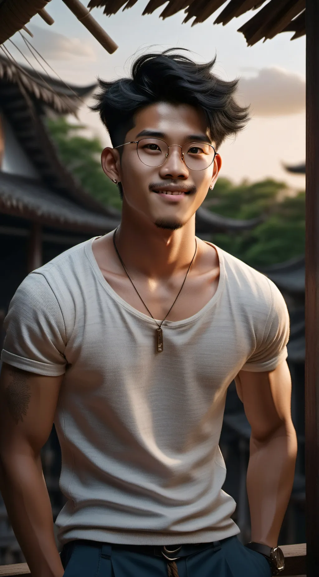 ai character: enzo background