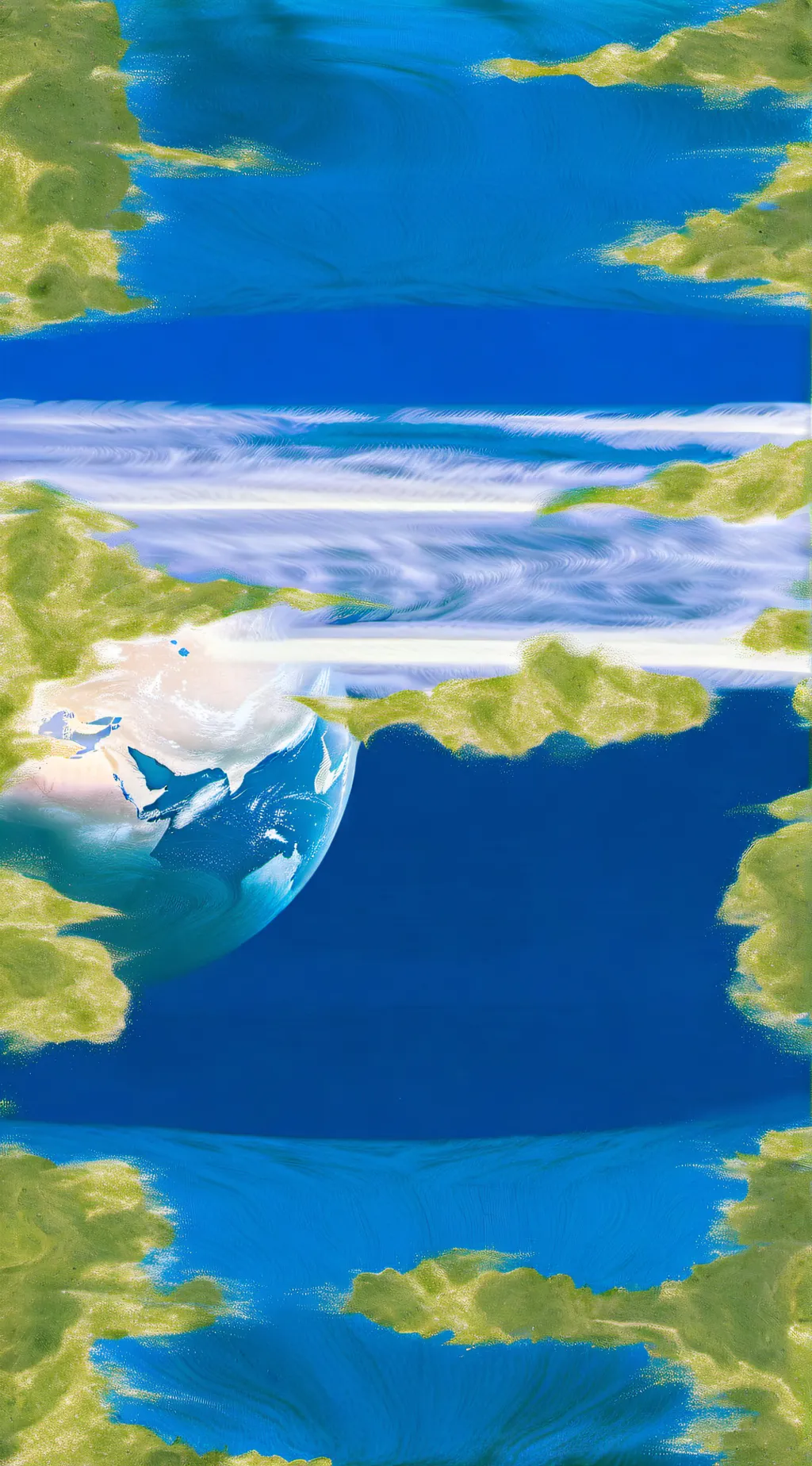 ai character: Habitable planet background