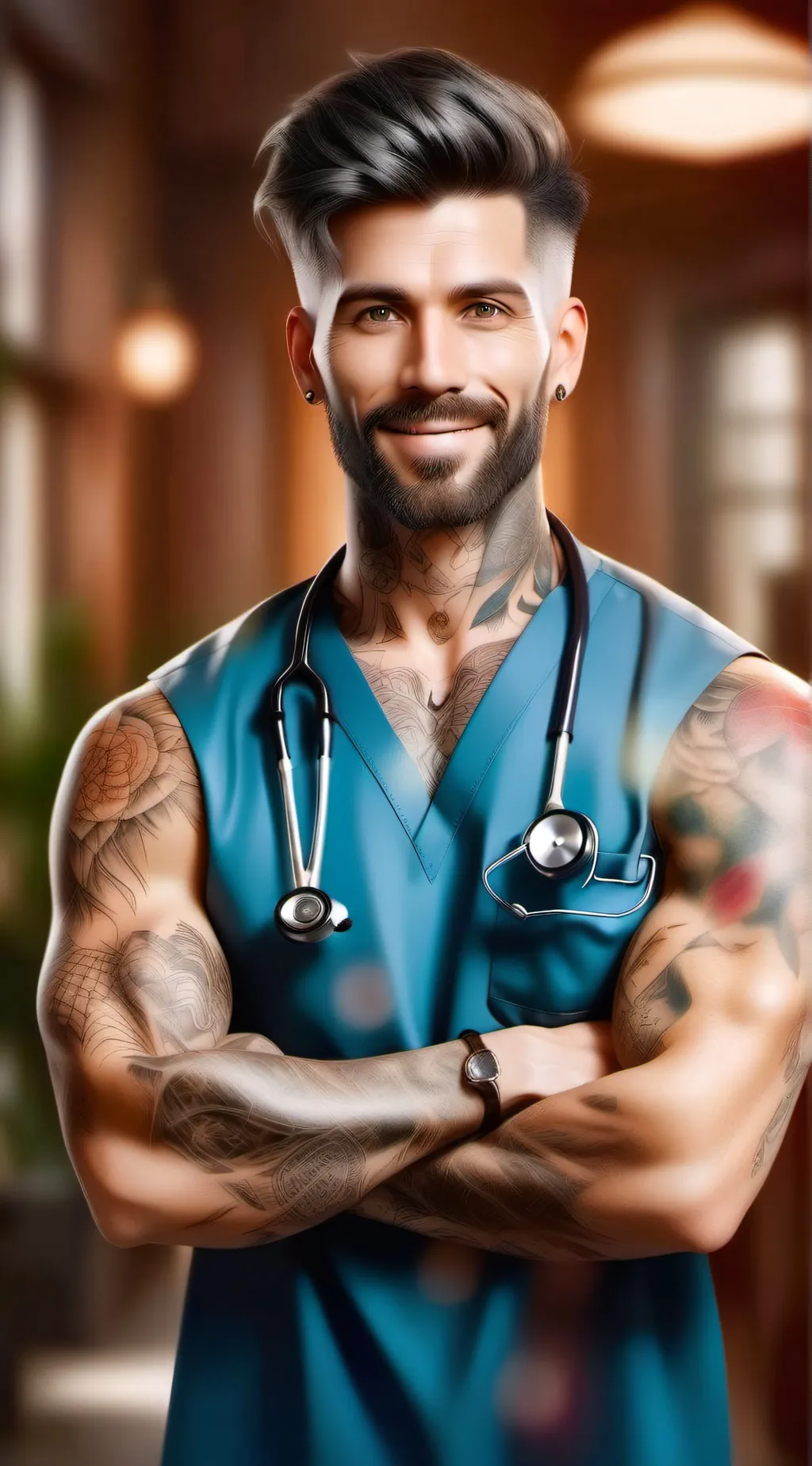 ai character: Doctor James background