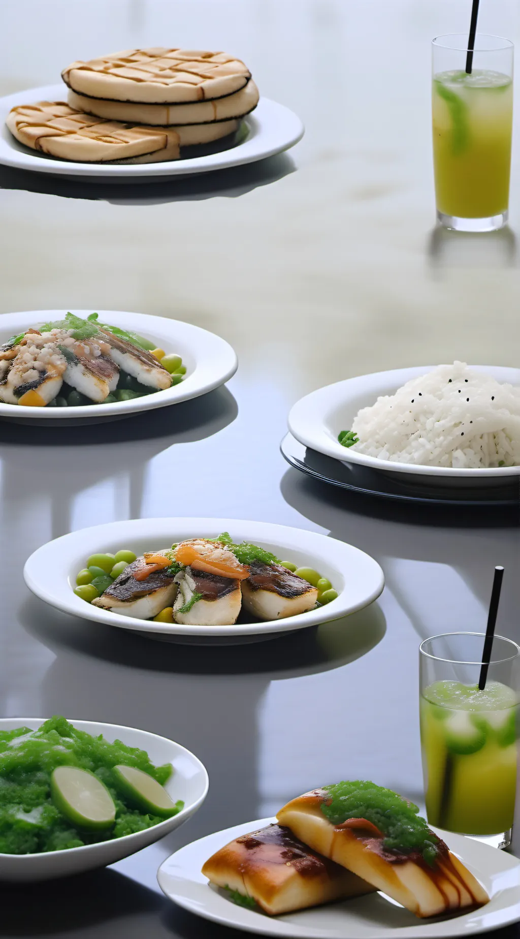 ai character: Mha lunch background