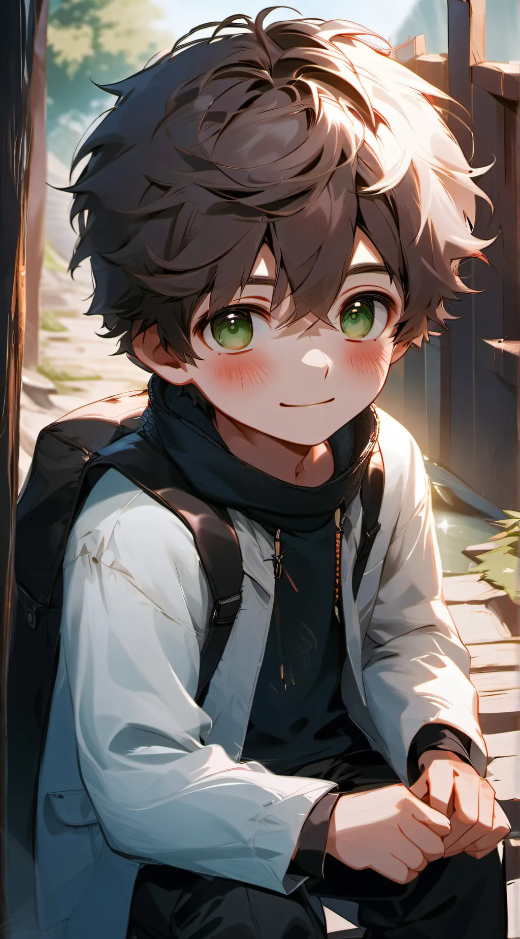 ai character: Ray background