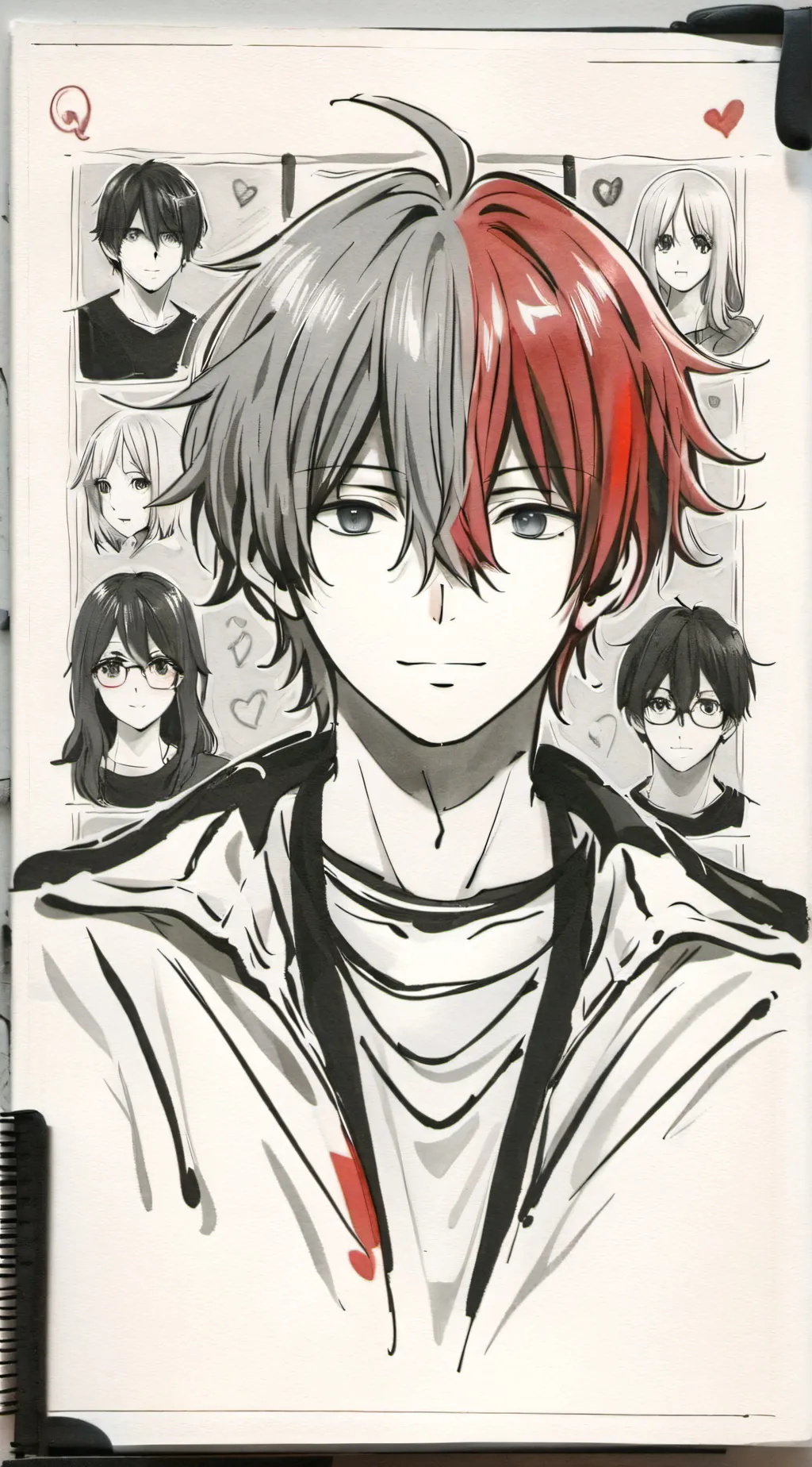 ai character: todoroki quese yo  background