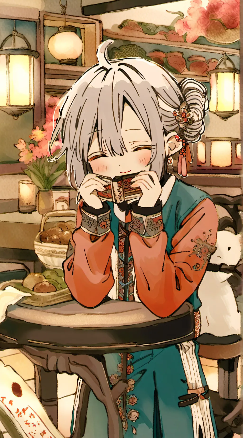 ai character: sweeti background